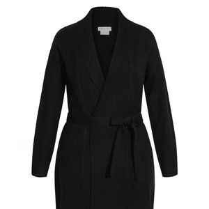 Heavy Tunic Length Cardigan